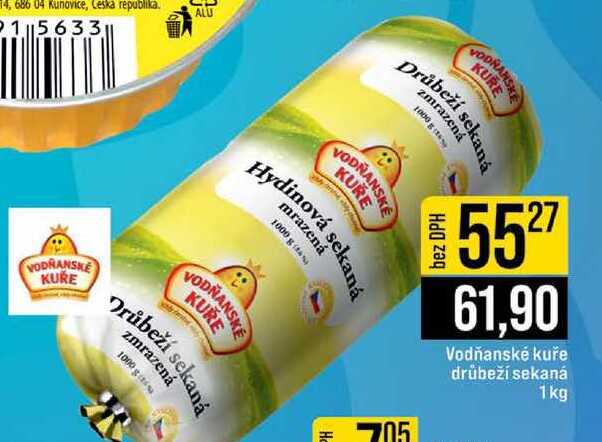Vodňanské kuře drůbeží sekaná 1 kg