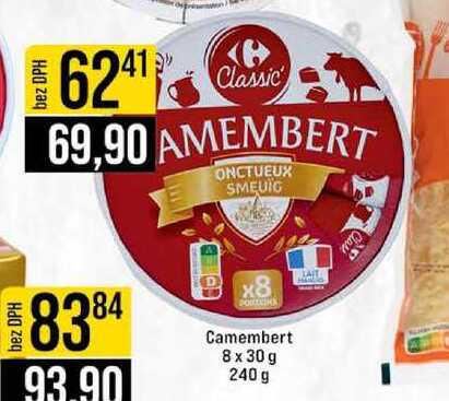 Camembert (8 x 30 g) 240 g