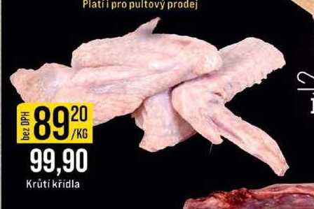 Krůtí křídla 1 kg