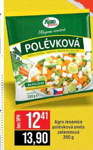 Agro Jesenice polévková směs zeleninová 350 g 