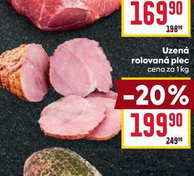 Uzená rolovaná plec cena za 1 kg 