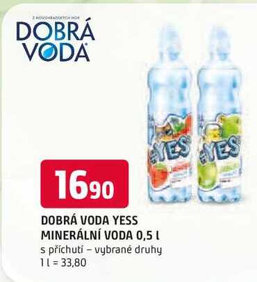 YESS MINERÁLNÍ VODA 0,5l