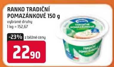 RANKO TRADIČNÍ POMAZÁNKOVÉ 150 g 