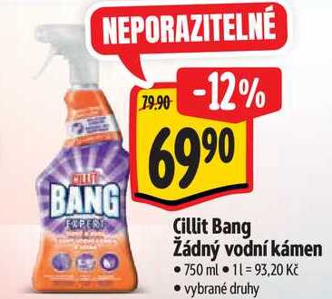Cillit Bang Žádný vodní kámen, 750 ml 