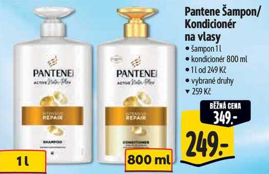 Pantene Šampon na vlasy, 1 l 