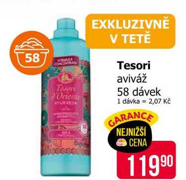 Tesori aviváž 58 dávek