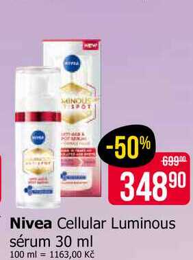 Nivea Cellular Luminous sérum 30 ml 