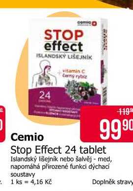 Cemio Stop Effect 24 tablet 