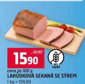 Lahůdková sekáná se sýrem 100g