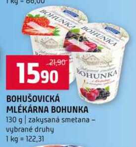 Bohušovická mlékarna Bohunka 130g