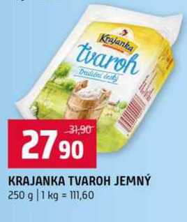 Krajanka tvaroh jemný 250g