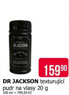 DR JACKSON texturující pudr na vlasy 20 g