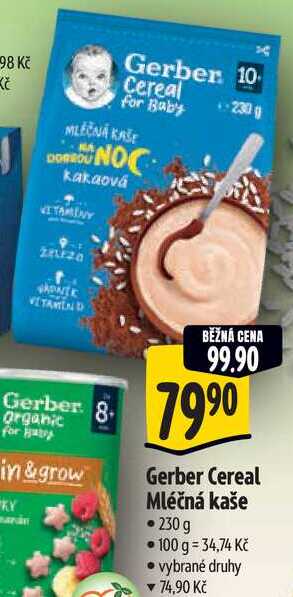 Gerber Cereal Mléčná kaše, 230 g