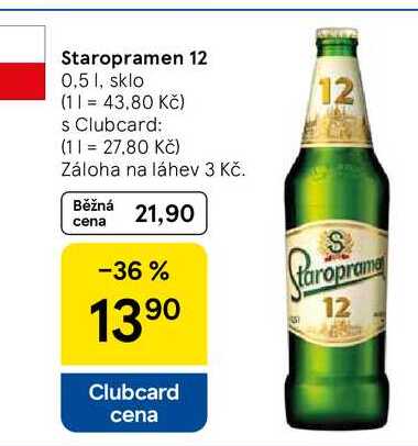 Staropramen 12, 0,5 l