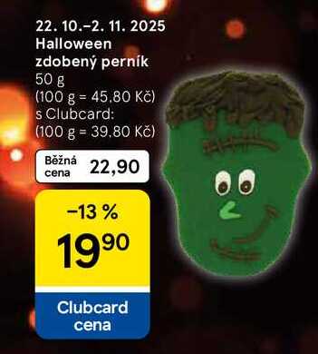Halloween zdobený perník, 50 g 