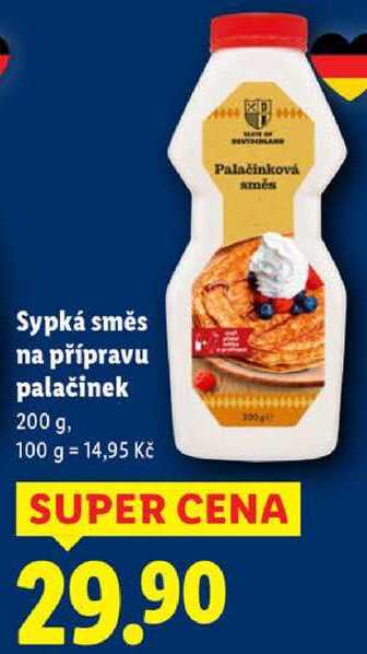 Sypká směs na přípravu palačinek, 200 g