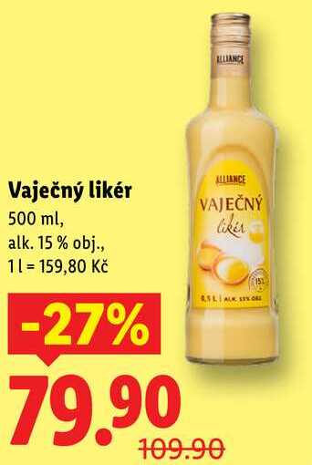 Vaječný likér, 500 ml