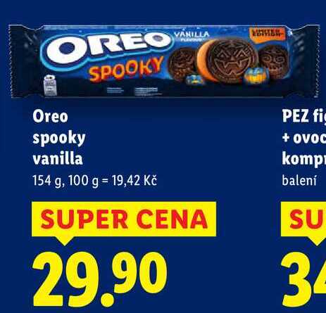 Oreo spooky vanilla, 154 g