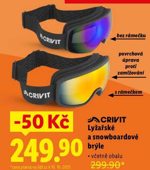 Lyžařské a snowboardové brýle