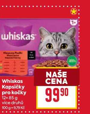 Whiskas Kapsičky pro kočky 12× 85 g 