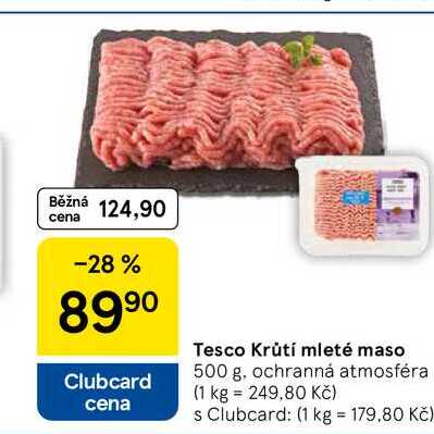 Tesco Krůtí mleté maso, 500 g