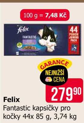 Felix kapsičky pro kočky 44 x 85g 