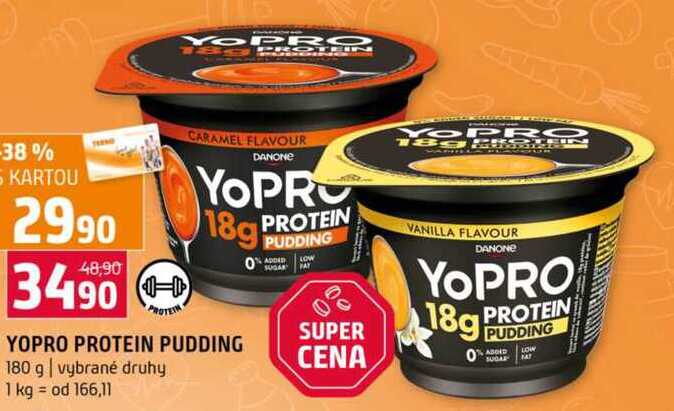 Yopro protein puding 180g