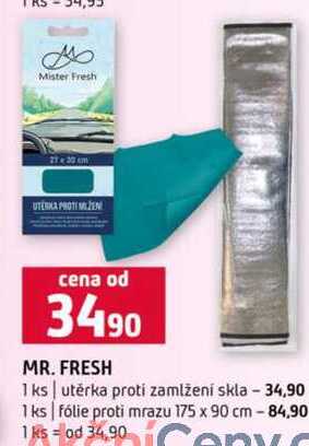 Mr.fresh utěrka proti zamlžení, folie proti mrazu