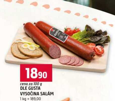 Dle gusta vysočina salám 100g