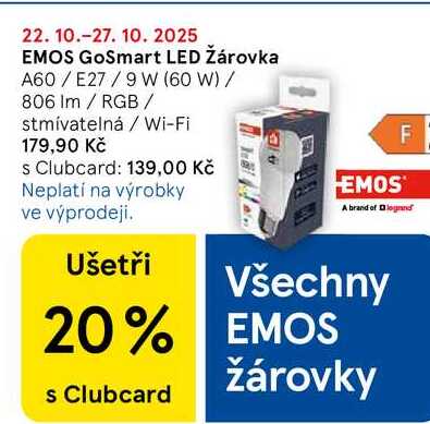 EMOS GoSmart LED Žárovka 