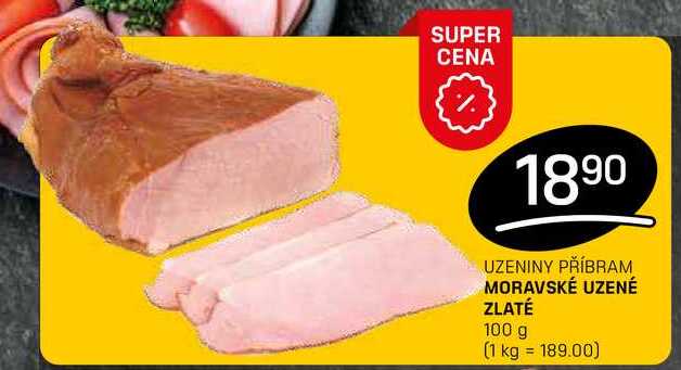 MORAVSKÉ UZENÉ ZLATÉ 100g