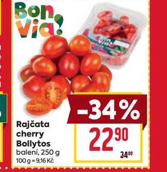 Rajčata cherry Bollytos balení, 250 g