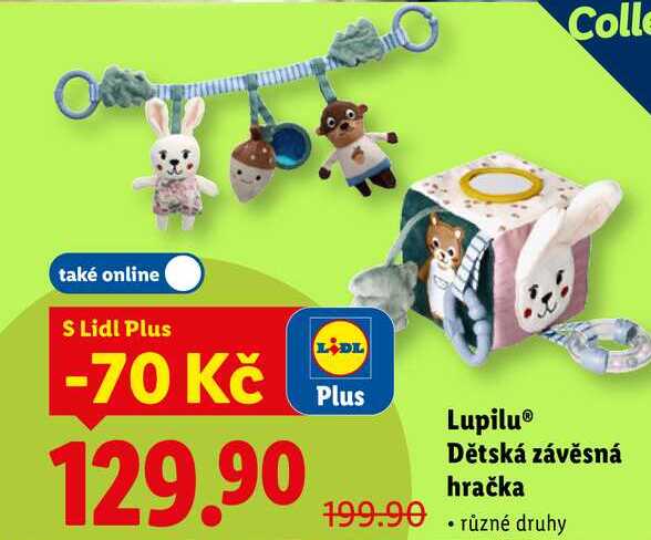 Lupilu Dětská závěsná hračka 
