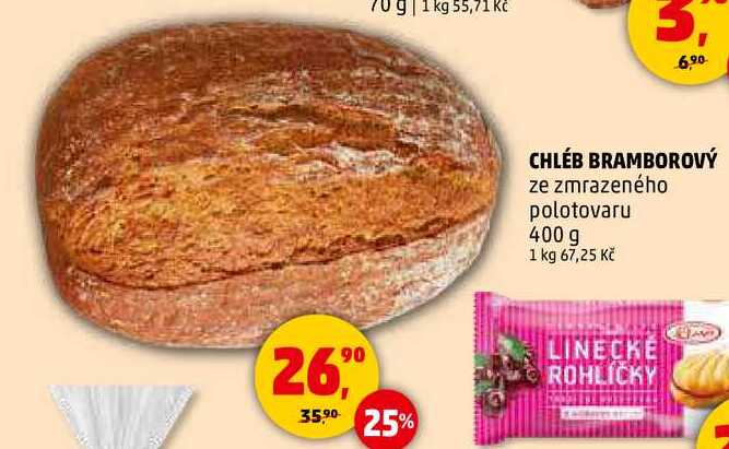 CHLÉB BRAMBOROVÝ, 400 g 