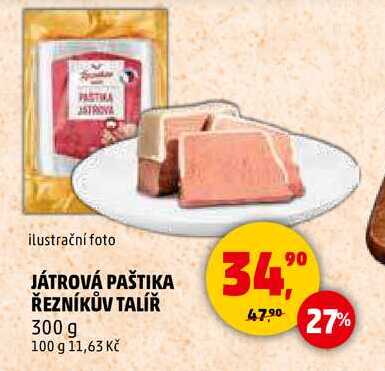 JÁTROVÁ PAŠTIKA ŘEZNÍKŮV TALÍŘ, 300 g