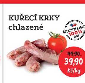 KUŘECÍ KRKY chlazené 1kg