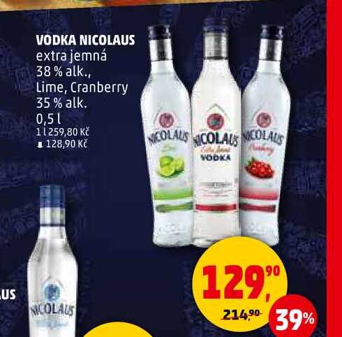 VODKA NICOLAUS, 0,5 l