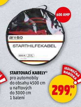 STARTOVACÍ KABELY, 1 balení