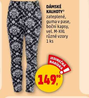 DÁMSKÉ KALHOTY, 1 ks