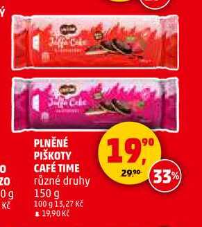 PLNĚNÉ PIŠKOTY CAFÉ TIME, 150g 