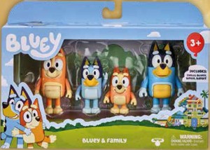 Bluey rodina figurky