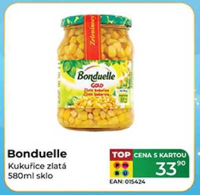 Bonduelle Kukuřice zlatá 580ml sklo  