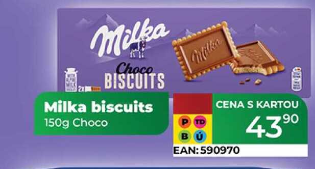 Milka biscuits 150g Choco Milka