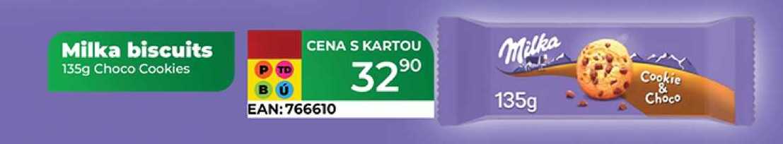Milka biscuits 135g Choco Cookies