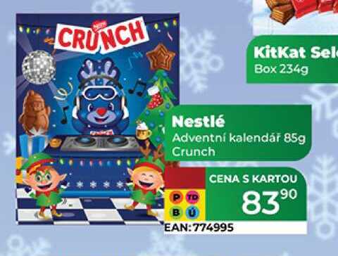 Nestlé Adventní kalendář 85g Crunch