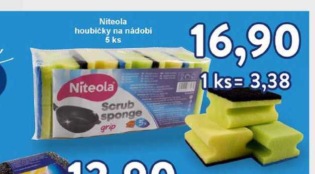 Niteola houbičky na nádobí 5ks