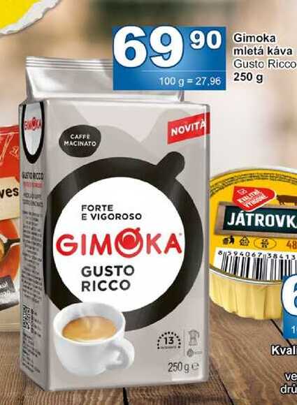 Gimoka mletá káva Gusto Ricco 100 g
