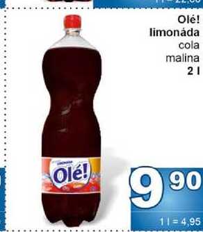 Olé! limonáda cola malina 2l