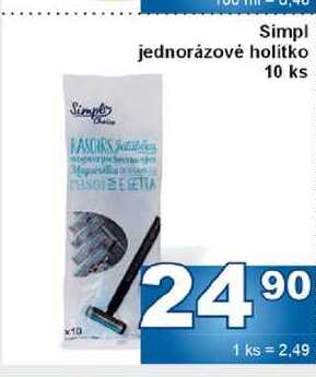 Simpl jednorázové holitko 10 ks