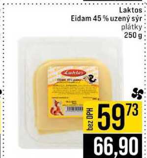 Laktos Eidam 45% uzený sýr 250 g